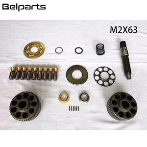 Belparts SK100-3 SK120 R150 DH130 R130-5 SK100-6 swing motor M2X63 hydraulic part