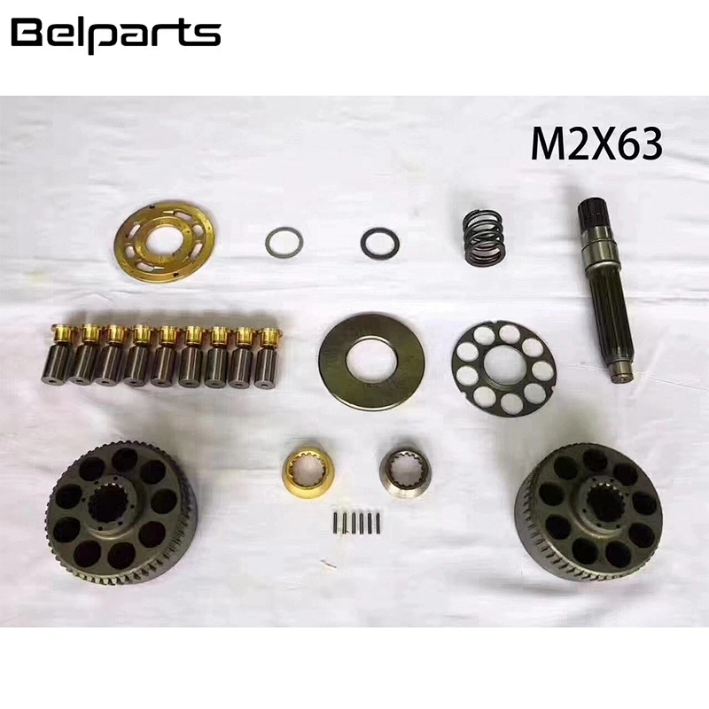 Belparts SK100-3 SK120 R150 DH130 R130-5 SK100-6 swing motor M2X63 hydraulic part