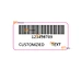 Multiple Size Different Shape Barcode Customized Sticker Rectangle Hangtag