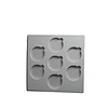 Custom Made 7 Grid Slots Lens Display Case PU Leather Lens Tray