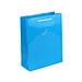 blue paper bag