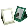 Pu Leather Custom Logo Foldable Easy Keep Table Optical Glasses Sunglasses Try On Makeup Mirror