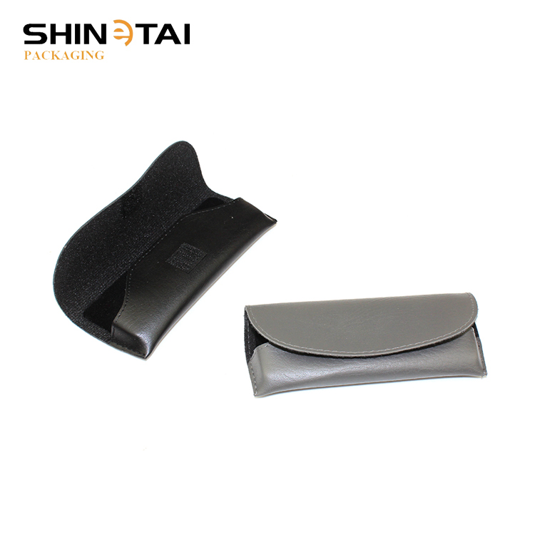 soft leather glasses pouch