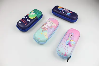 Cartoon Design Large Hard EVA Glasses Case for Kids