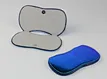 Shiny PU Leather Clip-On Glasses Protector with Soft Lining for Myopia Lenses