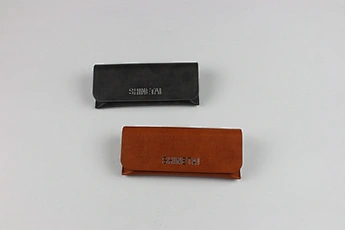 High Quality Pu Leather Soft Eyeglasses Case Custom Logo Available for daily use and travel