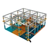 Indoor High Obstacle Adventure Park Ropes Course for Kids and Adults
