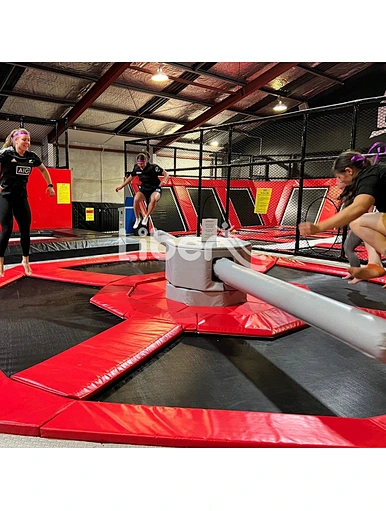 wipeout trampoline park