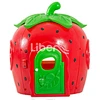 Strawberry Shape Kids Plastic Indoor Playhouse for Sale