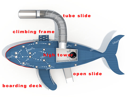 LE.MA.A38.09.00 outdoor custom playground equipment
