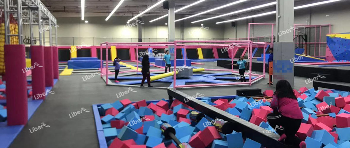 trampoline park factory