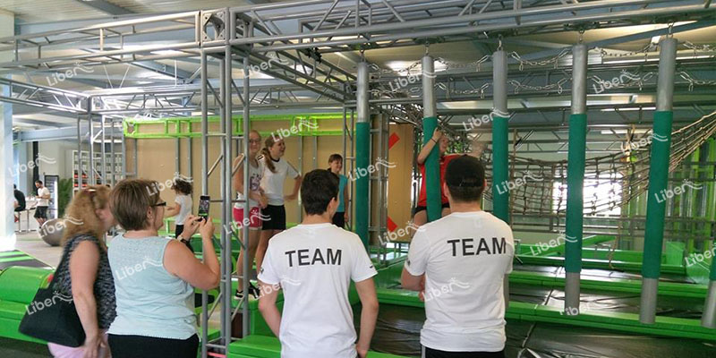 indoor gym ninja warrior course