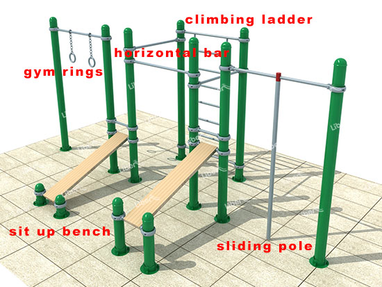 5.LE.X2.511.265.00 body street workout equipment