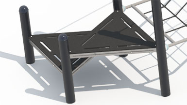 Urban Series outdoor playground set decks