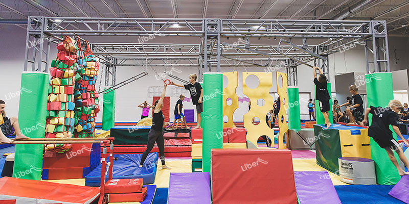 gymnastics school ninja warrior course