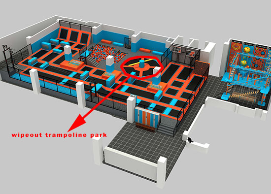 wipeout trampoline park