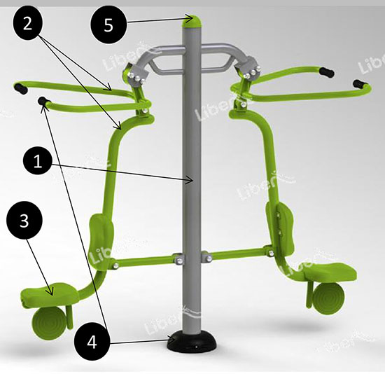 outdoor gym material