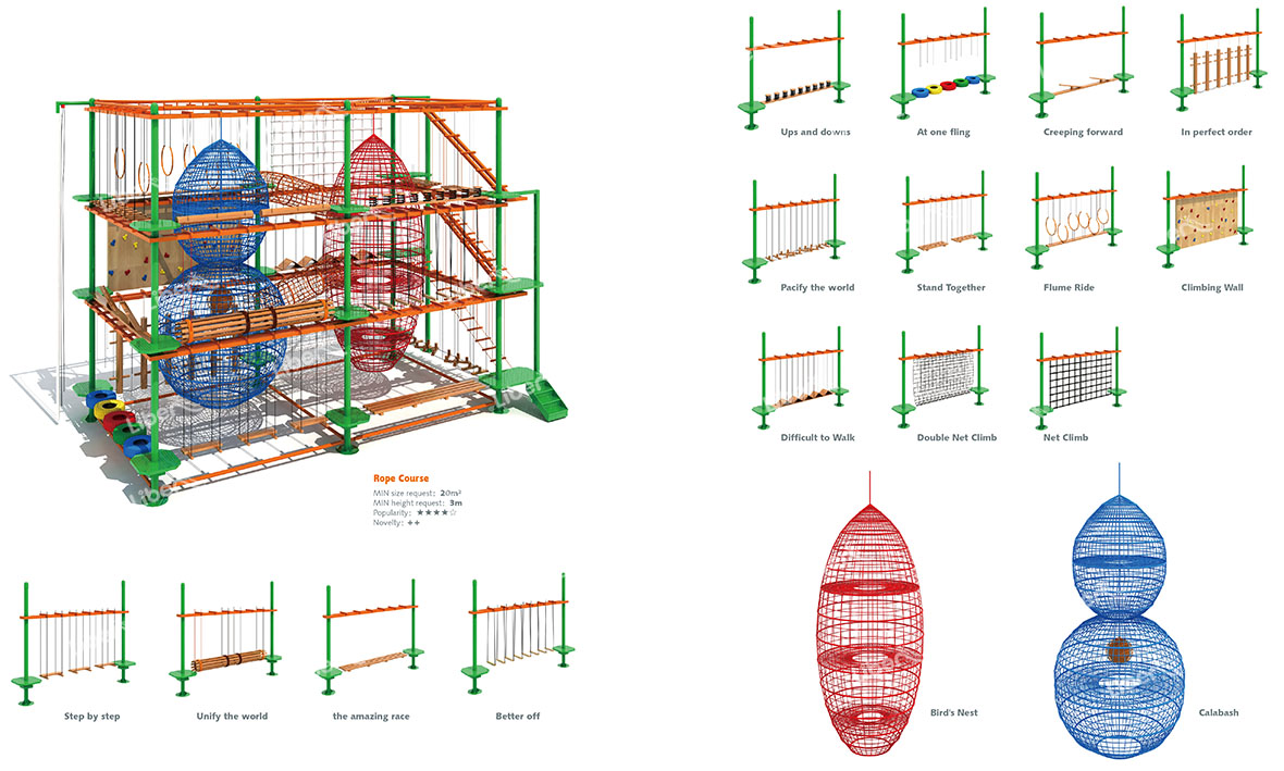 ropes course obstacles