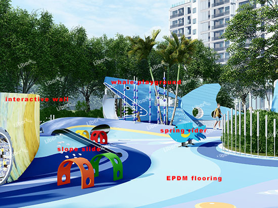 LE.HZ.001 residential playground equipment