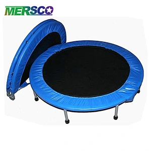 Folding mini double springs trampoline for adult