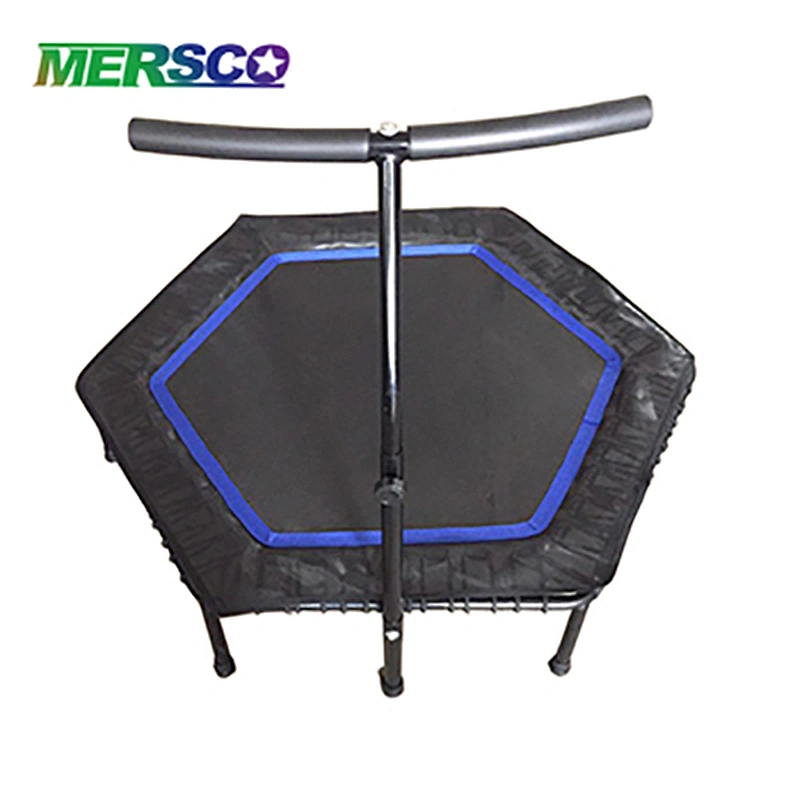 trampolín de salto de puenting en venta hexágono trampolín de juguetes baratos para niños