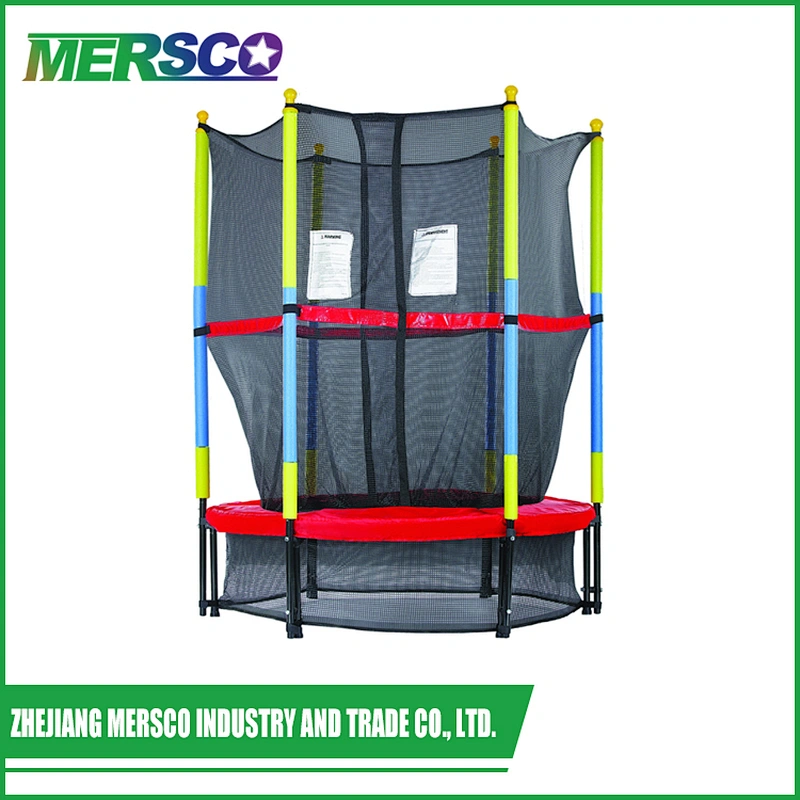 Kids mini trampolín interior con equipo de red de seguridad parque de trampolín