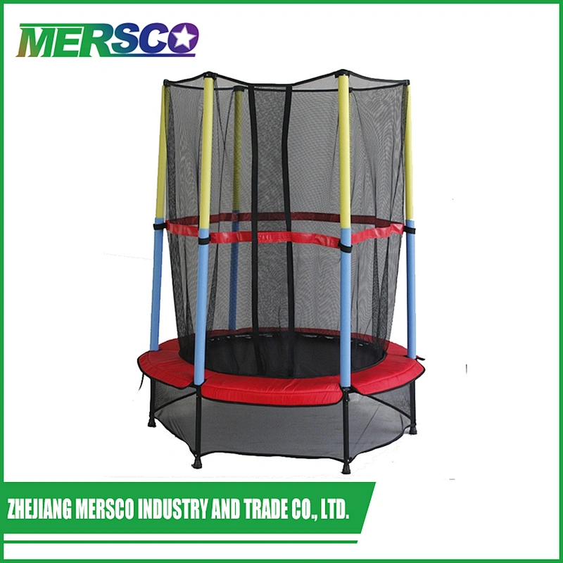Kids mini trampolín interior con equipo de red de seguridad parque de trampolín