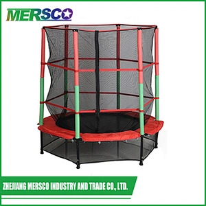 Bungee jumping juguete de niños trampolín con red de seguridad