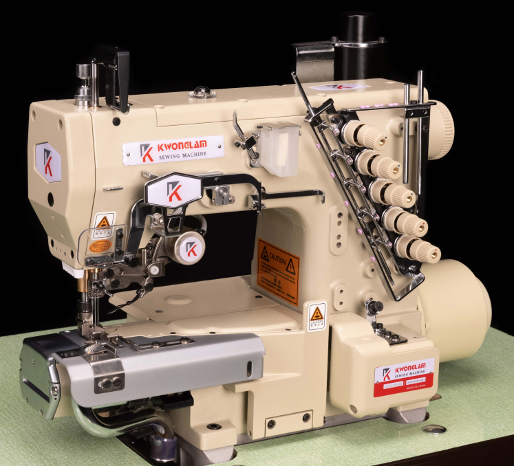 Small Cylinder-bed Interlock Sewing Machine With Auto Pneumatic Trimmer & Thread Wiper