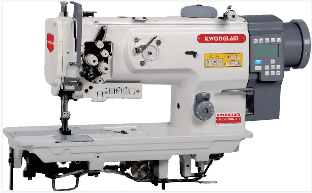 KL-1560N-7 Double Needle Compound Feed Heavy Duty Walking Foot Lockstitch sewing