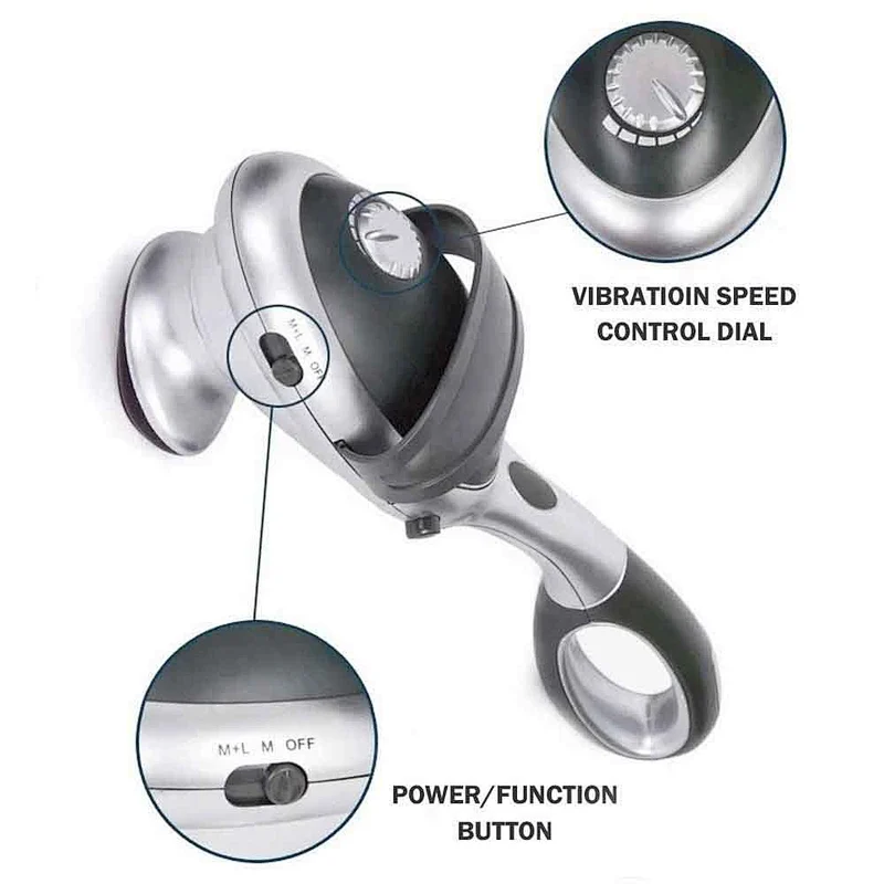 2018 High Quality Electric Handheld Massager Infrared Handheld Massager Portable Body Massager