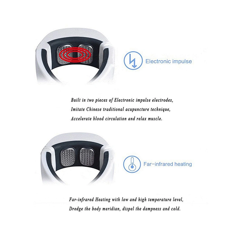 2018 Wireless Remote Control Mini Electric Neck Massager