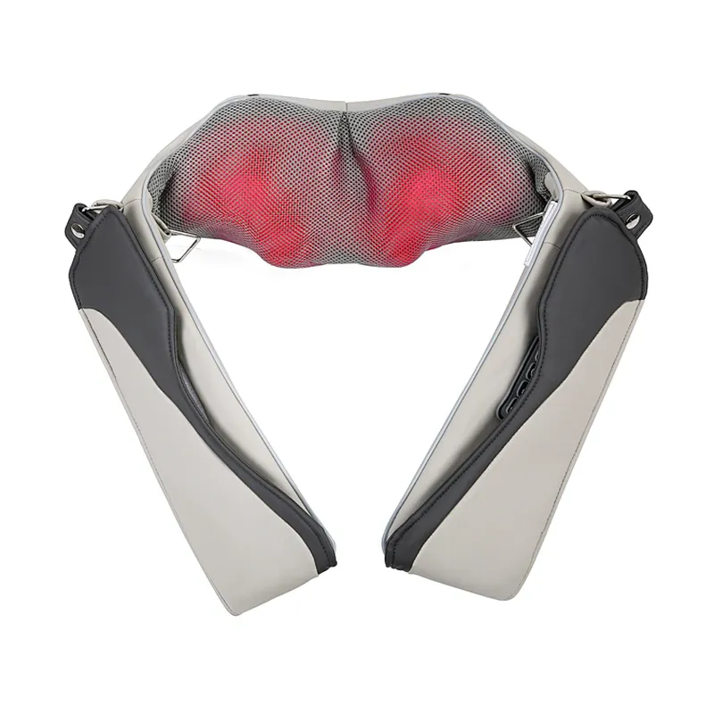 2019 OEM ODM New Best Neck Shoulder Heated Kneading Massager Belt Back Neck Shoulder Massage with CE & UL & KC Adapter