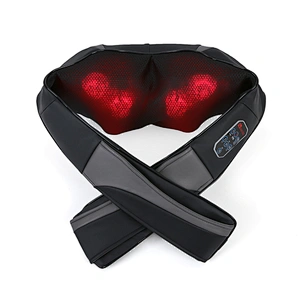2019 OEM ODM New Best Neck Shoulder Heated Kneading Massager Belt Back Neck Shoulder Massage with CE & UL & KC Adapter