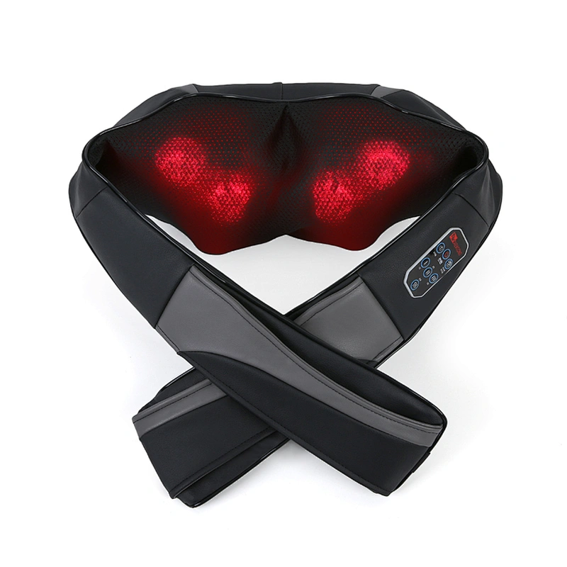 OEM ODM Welcome FDA CE RoHS Approval Electric Neck Shoulder Massager Shiatsu Neck Shoulder Massager Portable for Muscle Pain Relief