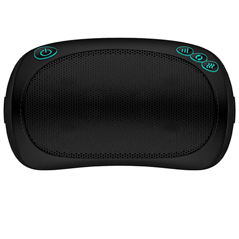 2018 FDA Approval New Design Shiatsu Neck Massage Pillow with Heat Kneading Rechargeable Wireless Massager for Car Home & Office