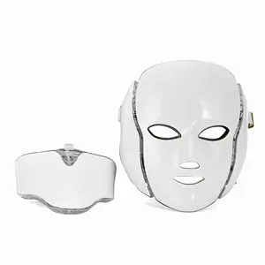 7 colors Electric Anti-Aging LED Mask Facial and neck Whitening Instruments