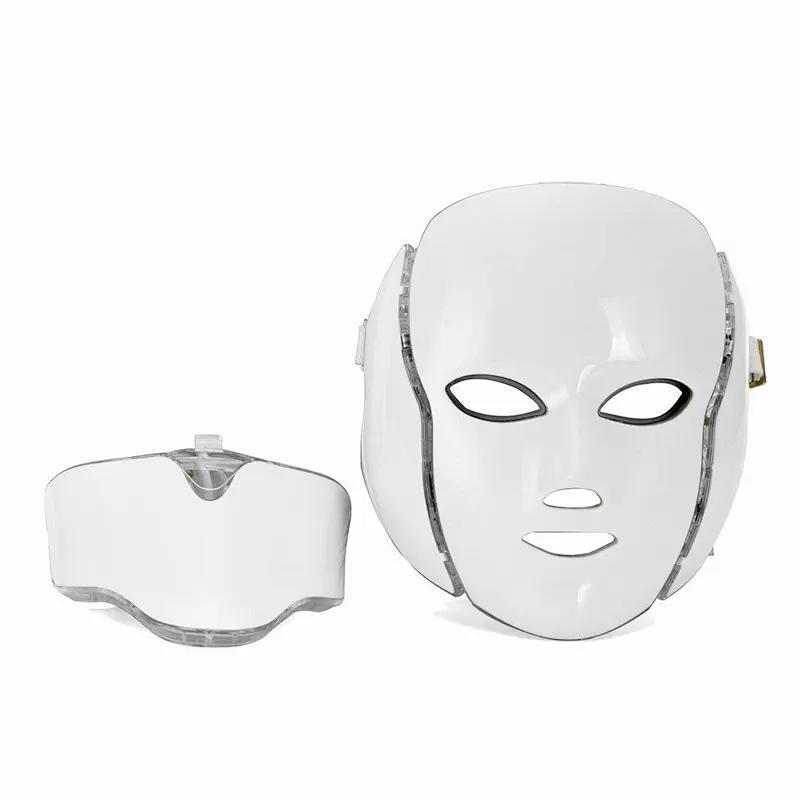7 colors Electric Anti-Aging LED Mask Facial and neck Whitening Instruments
