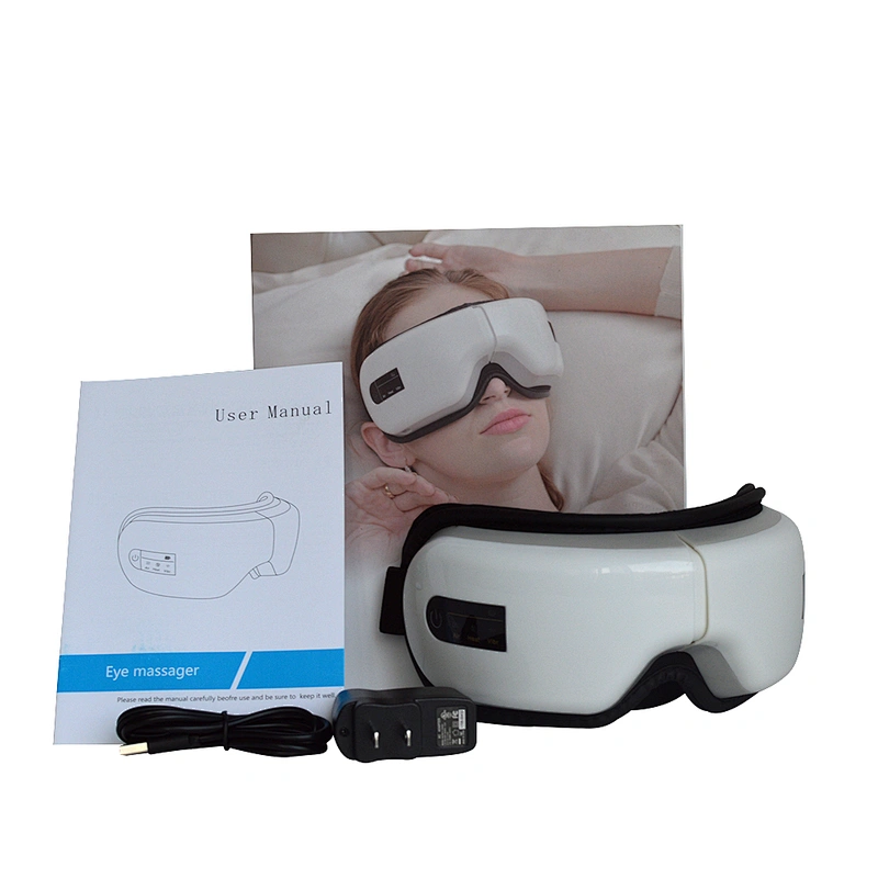 180 degrees folding comfortable eye massager machine with heating and vibration