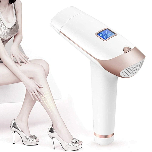 IPL Hair Removal Permanent Hair Removal 400000 Flashes LCD Screen with Goggles for Home Use Painless Hair Removal