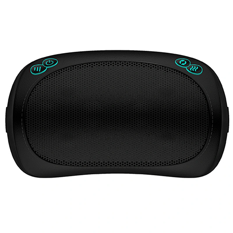 2018 FDA Approval New Design Shiatsu Neck Massage Pillow with Heat Kneading Rechargeable Wireless Massager for Car Home & Office