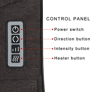 2018 OEM New Best Linen Cover Neck Shoulder Massager Heated Kneading Massager Belt Neck Shoulder Massage with CE & UL & KC Adapter