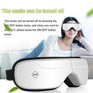 2018 Wireless music eye massager with heat therapy