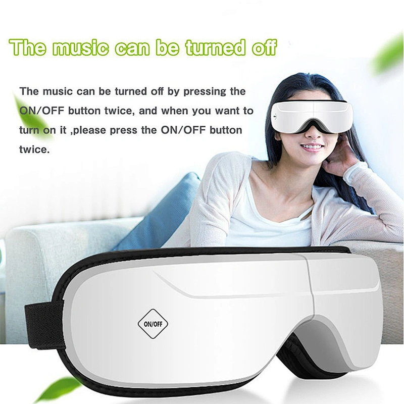 2018 Wireless music eye massager with heat therapy