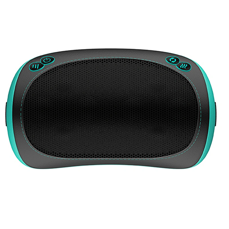2018 FDA Approval New Design Shiatsu Neck Massage Pillow with Heat Kneading Rechargeable Wireless Massager for Car Home & Office