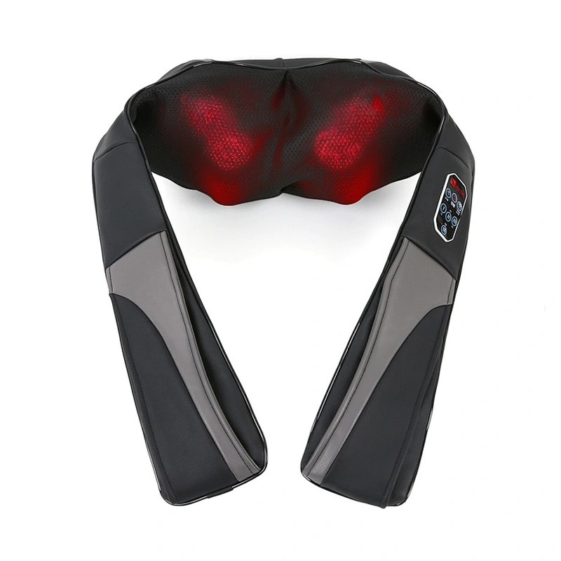 OEM ODM Welcome FDA CE RoHS Approval Electric Neck Shoulder Massager Shiatsu Neck Shoulder Massager Portable for Muscle Pain Relief