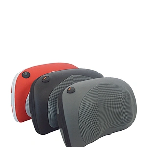 2018 FDA Approval New Design Shiatsu Neck Massage Pillow with Heat Kneading Rechargeable Wireless Massager for Car Home & Office