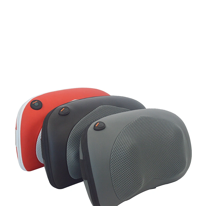 2018 FDA Approval New Design Shiatsu Neck Massage Pillow with Heat Kneading Rechargeable Wireless Massager for Car Home & Office