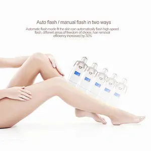 IPL Hair Removal Permanent Hair Removal 400000 Flashes LCD Screen with Goggles for Home Use Painless Hair Removal
