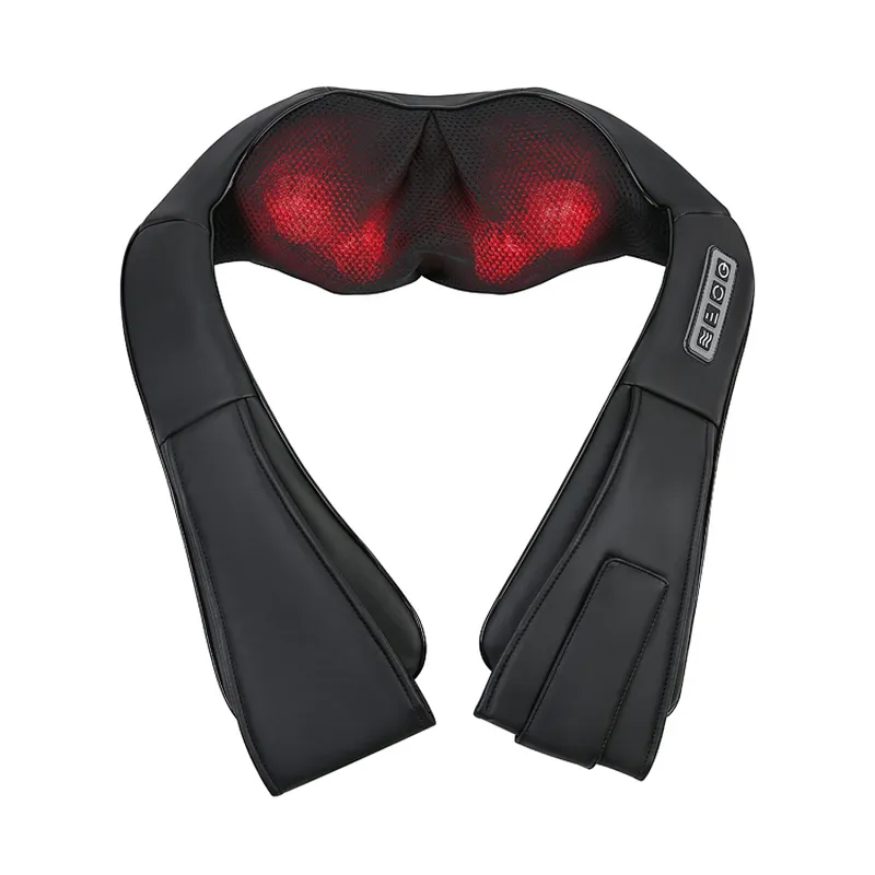 FDA CE RoHS Approval Electric Neck Shoulder Massager Shiatsu Neck Shoulder Massager Portable Shoulder Massager for Muscle Pain Relief